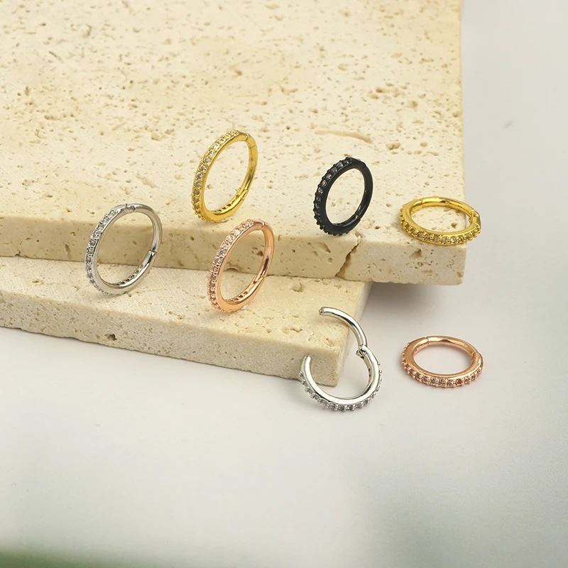 Kolczyk do nosa 16G z przezroc – Body Jewelry Surgical Steel recenzja i cena