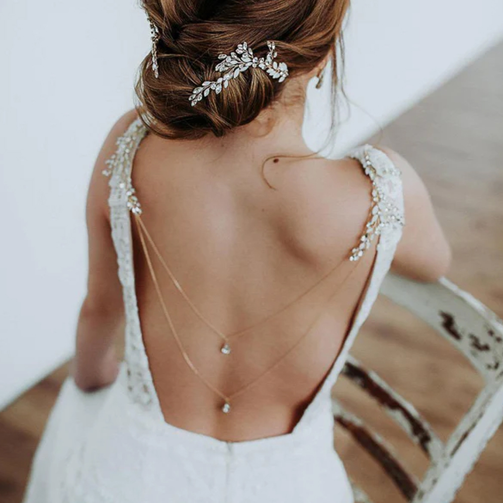 Naszyjnik z cyrkonią wisiorek  – Body Jewelry Back recenzja i cena