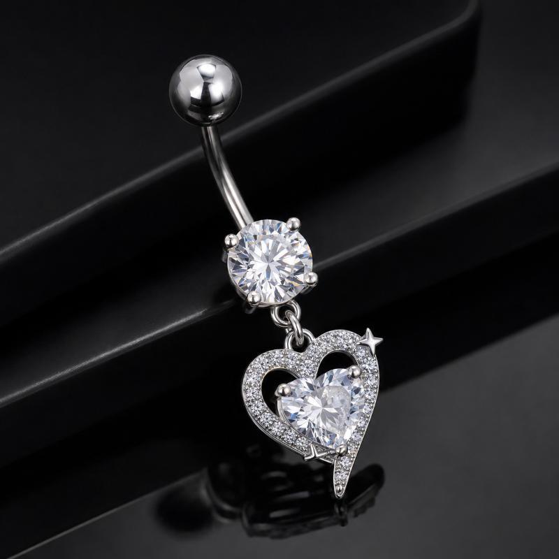 Kolczyk do pępka ze stali chir – Body Jewelry Surgical Steel recenzja i cena