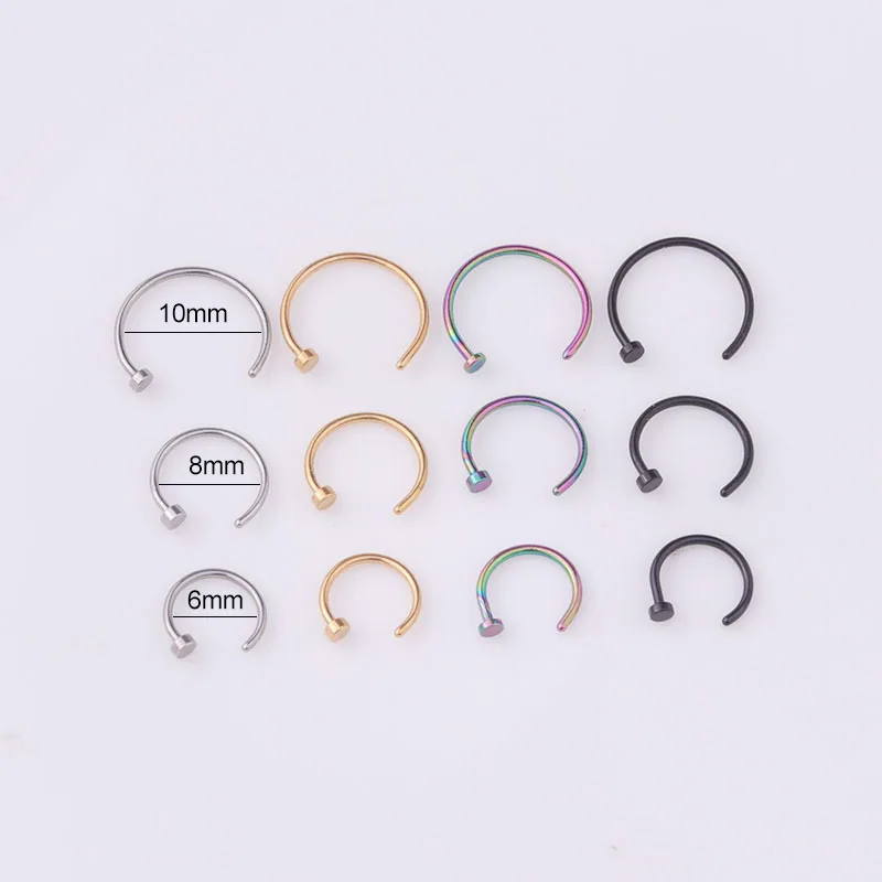 5 sztuk/partia Kolczyk do nosa – Body Jewelry Surgical Steel recenzja i cena