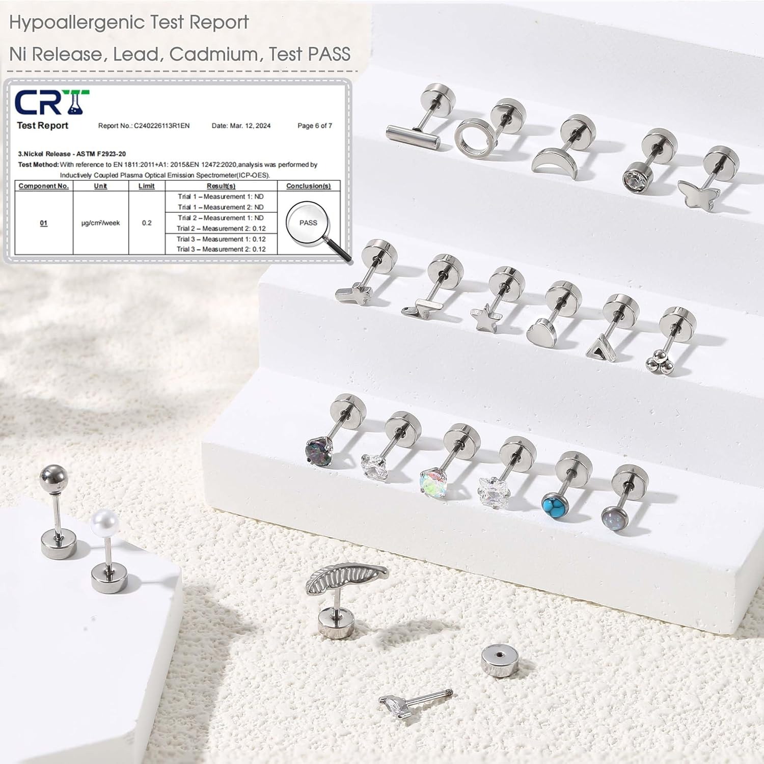 Florideco 1 Para Hipoalergiczn – Body Jewelry Surgical Steel recenzja i cena