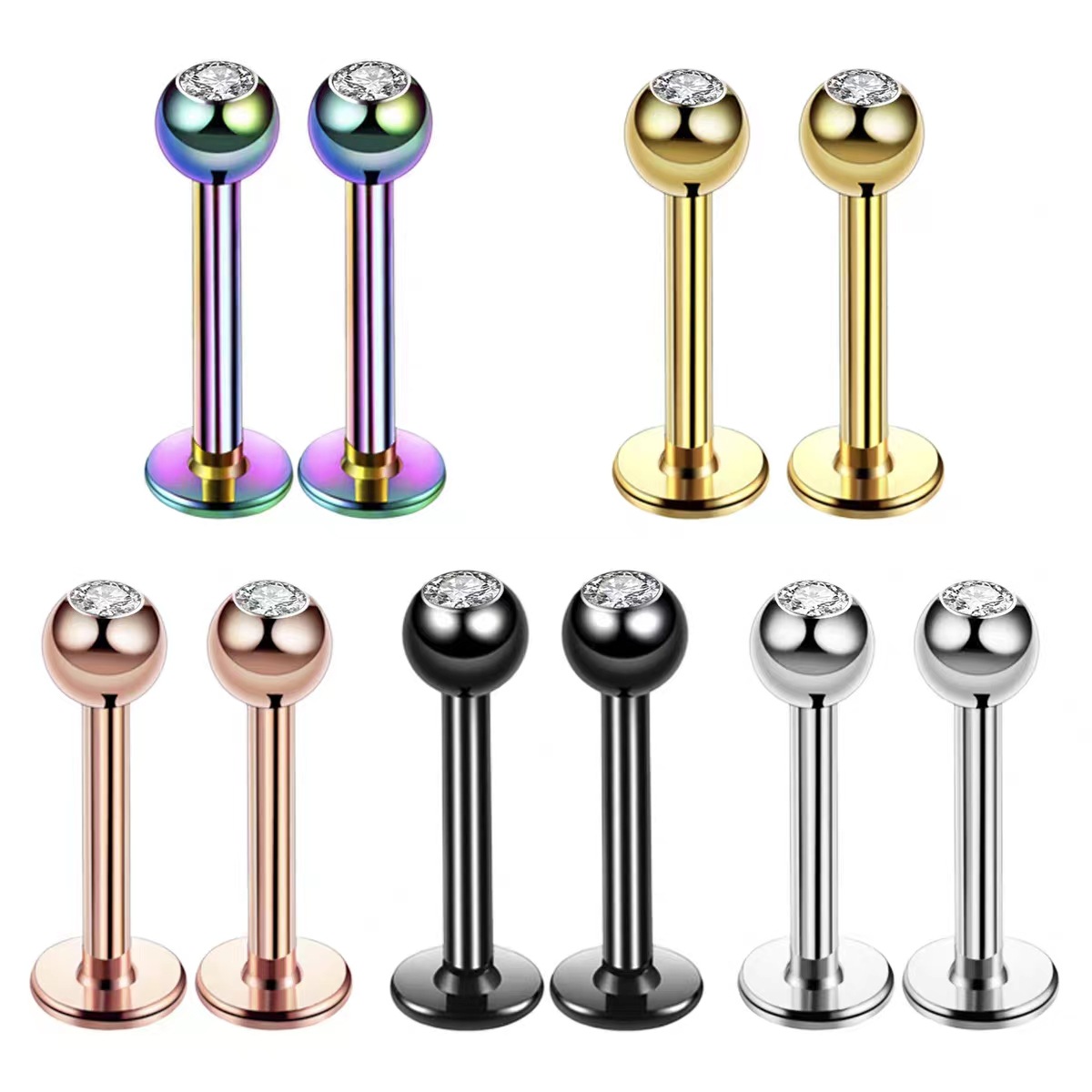 Kolczyk do piercingu ze stali  – Body Jewelry Surgical Steel recenzja i cena