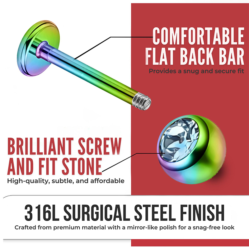 Kolczyk do piercingu ze stali  – Body Jewelry Surgical Steel recenzja i cena