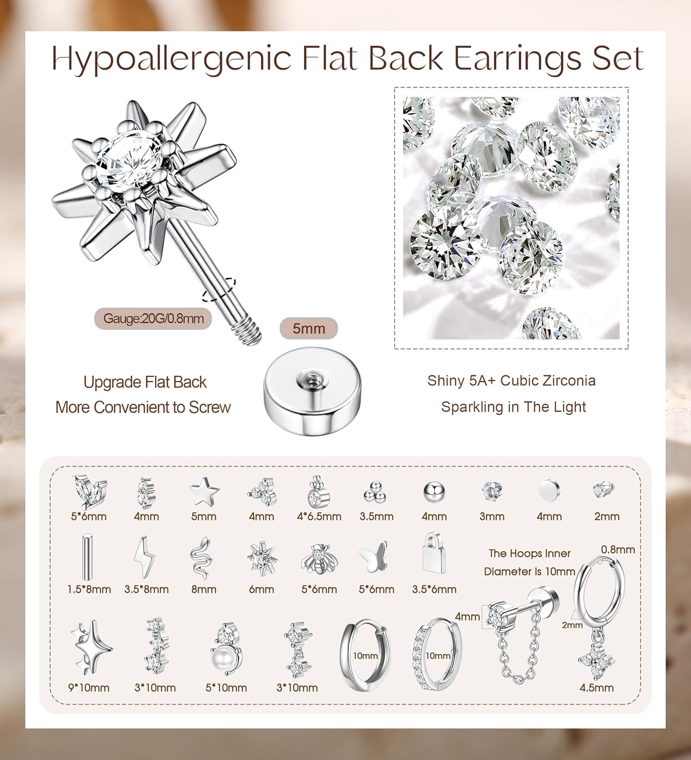 Kolczyki Bobisty 1 szt. dla wr – Body Jewelry Surgical Steel recenzja i cena