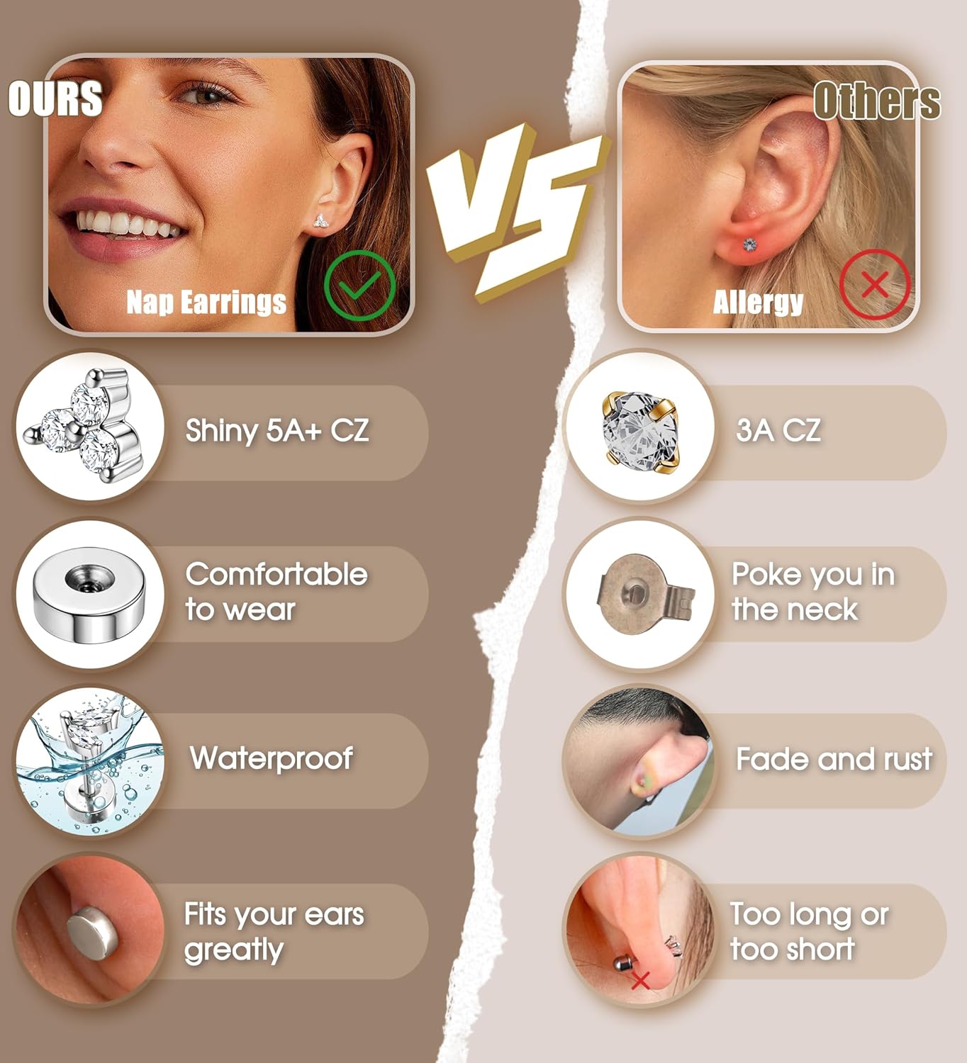 Kolczyki Bobisty 1 szt. dla wr – Body Jewelry Surgical Steel recenzja i cena