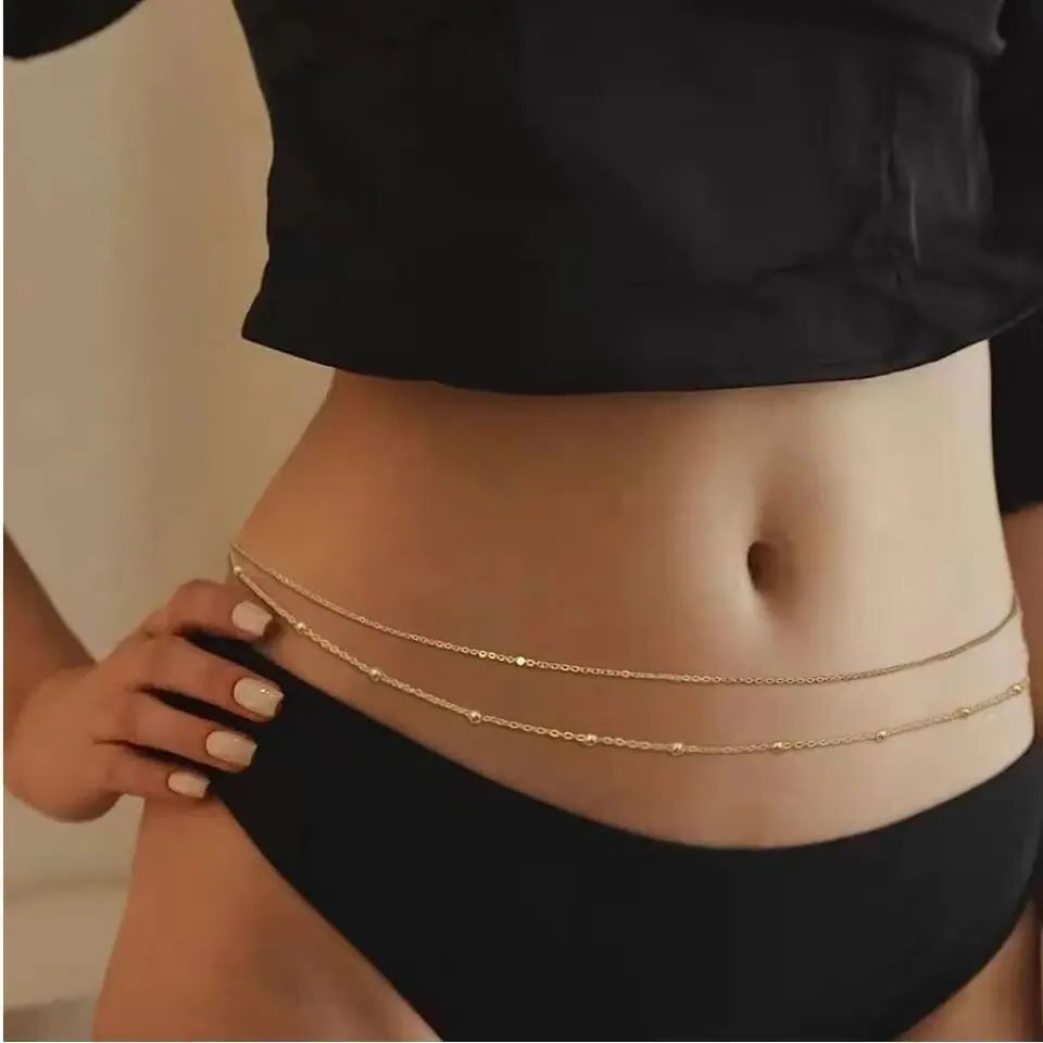 HipHop Podwójne Łańcuszki na B – Body Jewellery recenzja i cena