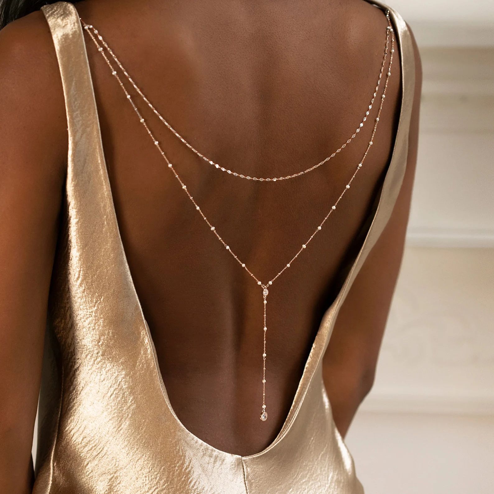Naszyjnik z kryształkami na pl – Body Jewelry Back recenzja i cena