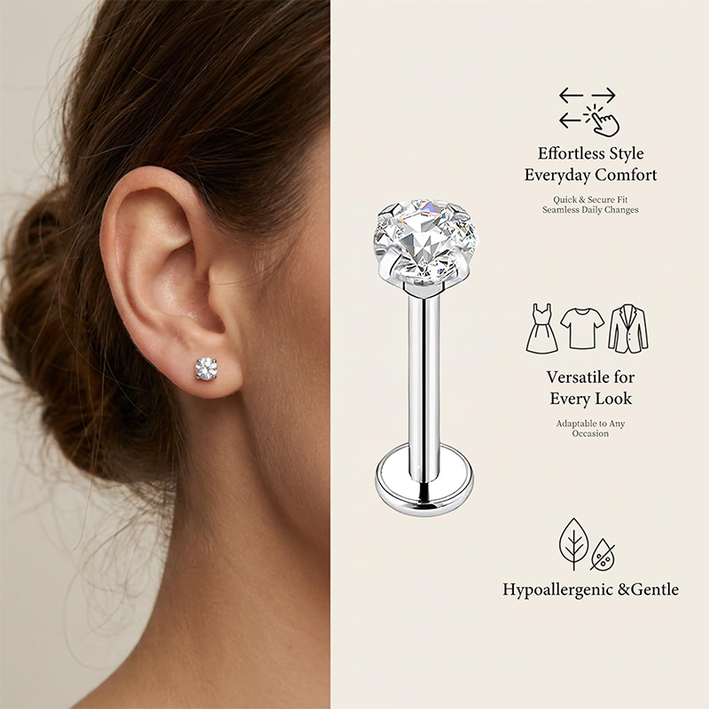Kolczyki do nosa, przegrody no – Body Jewelry Surgical Steel recenzja i cena